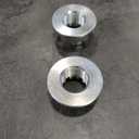 SET OF 2 REAR AXLE CASTLE NUTS&PINS FOR HONDA 1999-2008 SPORTRAX 400TRX400EX.