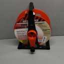 Woods Extension Cord Storage Reel - Holds Up to 150 Feet of 16/3 or 125 Feet of 14/3 Gauge Cord - Tangle-Free Design for Indoor or Outdoor Use - Side-Mounted Crank - Red & Black