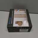 TICONN Traditional Wave Style Reversible Door Lever, Door Handle for Interior Doors and Closet (Matte Black, Keyed Entry - Keyed Alike, 1-Pack)