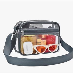 MAY TREE Clear Bag for Stadium Events, Small Clear Purse Suitable for Concert Outfits, Sports, Work and Festivals