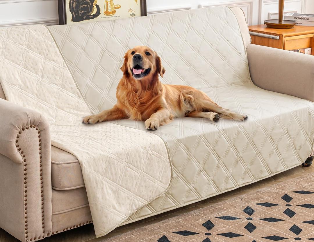 Ameritex Waterproof Dog Bed Cover Pet Blanket with Anti-Slip Back for Furniture Bed Couch Sofa, Size: 52x82 Inch (Pack of 1)
