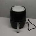 Gourmia Air Fryer - 4 Qt Capacity, FryForce360, Digital Display with 8 Presets, Roast, Bake, Broil, Dehydrate, Dishwasher Safe Accessories, Compact, Black