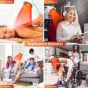 Infrared Light Therapy 275W Red Infrared Therapy Lamp for Body or Pain Therapy Device with Timer and Adjustable Height Stand