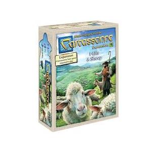 Carcassonne Hills & Sheep Board Game Expansion  Manage Flocks, Cultivate Vineyards, and Craft Hills! Strategy Game for Kids and Adults, Ages 7+, 26 Players, 45 Minute Playtime, Made by ZMan Games