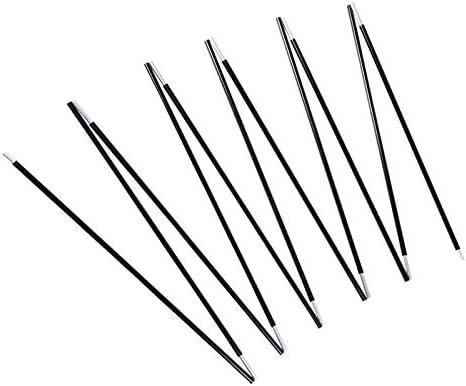 BRILLIANCE4U Aluminum Tent Poles Replacement, Black Pre-Assembled Tent Pole, 7001 T6 Heated Camping Tent Rod BRILLIANCE4U Aluminum Tent Poles Replacement, Black Pre-Assembled Tent Pole, 7001 T6 Heated Camping Tent Rod