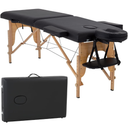 BestMassage Massage Bed Portable Massage Table 2 Folding Lash Bed Height Adjustable 24 Inch Wide Spa Table with Non-Woven Bag for Spa Footmassage Facial CareSpa Tattoo