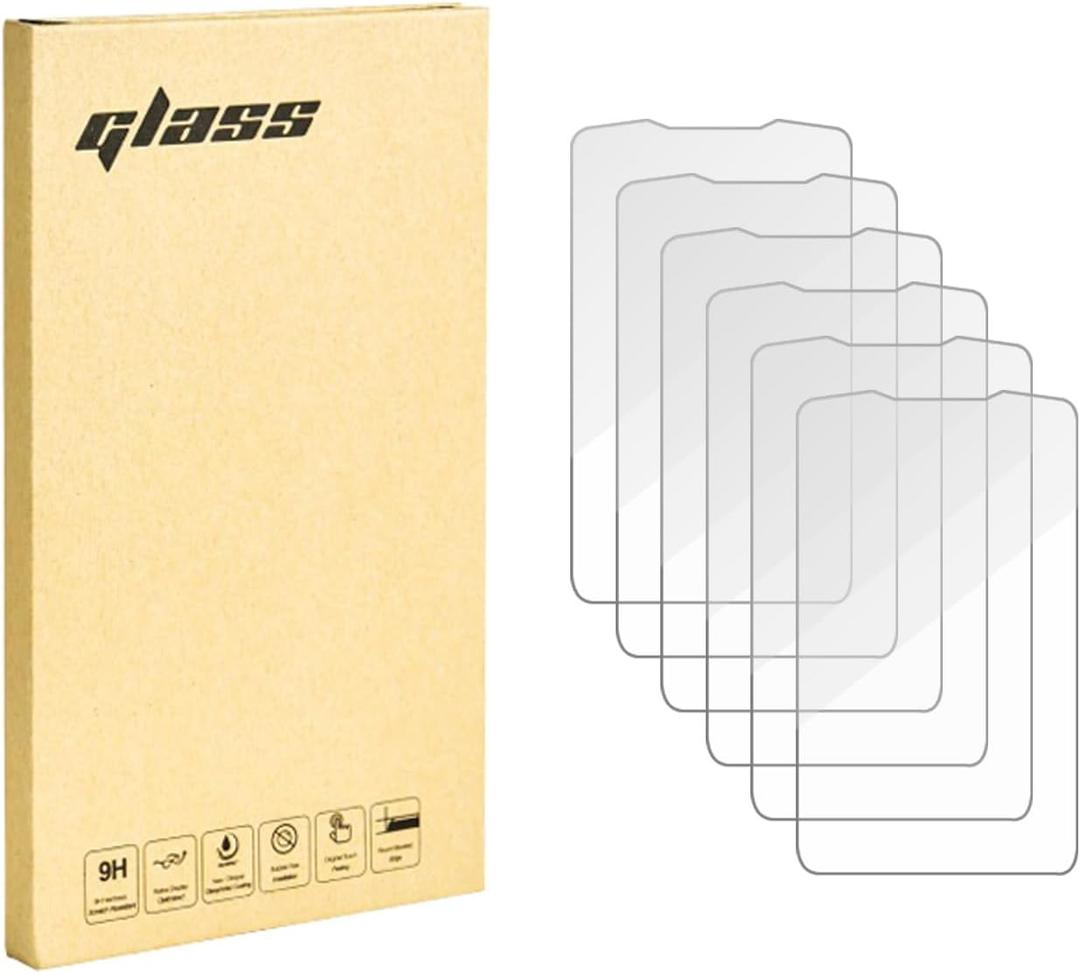 Screen Protector for Zebra MC3300 Scanner, 9H Tempered Glass, Clear (6)