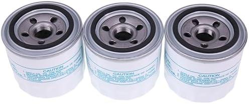 Czomoizc 3PCS Oil Filters HH160-32093 HH160-32090 15853-32430 0185-5835 Compatible with Kubota B F FZ RTV KX Series Grasshopper 928D 928D2 930D 930D2