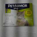 PetArmor Plus Flea and Tick Prevention for Cats, Cat Flea and Tick Treatment, 3 Doses, Waterproof Topical, Fast Acting, Cats Over 1.5 lbs (3 Count)