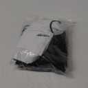 OEBLD Mens 2 in 1 Athletic Running Pants Quick Dry Gym Workout Shorts for Men Compression Pants with Pockets (X-Large, Black/White)