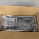 Liuoud 5 Pack Shower Caddy Organizer Rack Shelf for Inside Shower, Self Adhesive Bathroom Wall Storage Basket Rustproof Stainless Steel Large Capacity Shampoo Holder, Grey