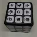 Winning Fingers Flashing Cube Electronic Memory and Brain Game - 4-in-1 Handheld Stem Toys for Kids - Cool Gadgets, Games for Boys and Girls - Fun Family Game for Kids Ages 6-12 - Educational Gift Toy