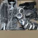 GTPLAYER Gaming Chair, Computer Chair with Footrest and Lumbar Support, Height Adjustable Game Chair with 360-Swivel Seat and Headrest and for Office or Gaming (Snow White)