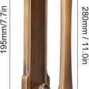 Fdit Zinc Alloy Cabinet Handle, Antique Surface Mount Door Pull 280mm with 195mm Hole Distance European Style Furniture Hardware for Wardrobe Drawer Closet