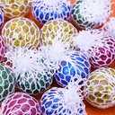 24 Pack Stress Balls Fidget Toys Easter Party Favors for Kids Adults School Class Birthday Gifts Squishy Toys,Easter Basket Stuffers Squeeze Balls Bulk,Goodie Bag Stuffers