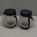 2026 New Upgrade Solar Lantern Outdoor Waterproof, Retro Dancing Flame Solar Lantern Outdoor Lights with Dual Charging, Suitable for Camping Trails Yard Terrace Porch Garden Decoration2PC