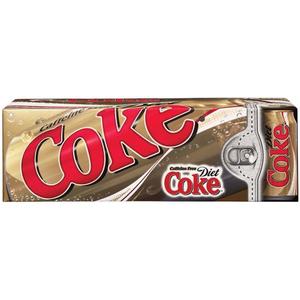 Coke Diet Caffeine Free Soda, 12 oz Can (Pack of 24), BB: 08/04/2025