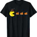 Thanksgiving Video Game Eating Turkey Gamer Men Women Kids T-Shirt, 2X