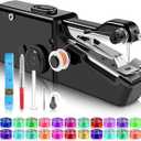 Mini Sewing Machine with Accessory Kit, Lightweight and Easy Operated Cordless Handheld Sewing Machines for Beginners, Portable Sewing Machine for Home Quick Repairing and Stitch Handicrafts