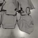 AOMSAZTO Custom Fit Seat Covers: for Toyota Highlander 2020-2025 2026 -Three-Row 7 Seats,Second Row Captain Chair Full Set Faux Leather-Dark Gray
