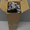 Extra Long Curtain Rods for Windows 120 to 170 Inch, Black 1" Heavy Duty Window Treatment Rods, Adjustable Modern Decorative Drapery Rod, Spliced Curtain Pole with Matte Black Round Finials