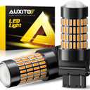 AUXITO 3157 LED Bulbs Amber for Turn Signal Lights, Super Bright 3056 3156 3057 4157 LED Bulbs with Projector for Turn Signal Blinker Reverse Back Up Parking Marker License Plate Lights