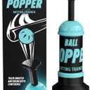 Ball Popper  Reinforced Tee Ball Popper, Durable Design, No Battery  Pop Up Baseball Trainer for Timing & Accuracy Batting Practice (to Be Used with Practice Wiffle Balls, Balls Not Included)