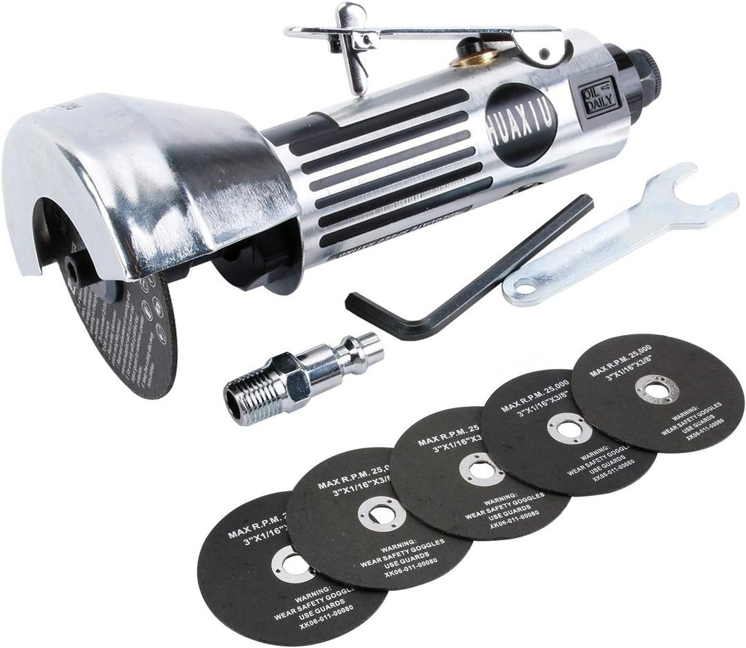 3inch Air Cut Off Tool Include 6Pcs 3 inch Cut Off Wheel,Free Speed 20000RPM