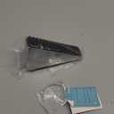 Strongest Home 1-Pack XL Heavy Duty Door Stoppers for Bottom of Door - Durable Door Stop Wedge with Superior Grip, X-Large Rubber Door Stopper Wedge for Large Gaps & Any Surface, 5-Inch Long - Chrome