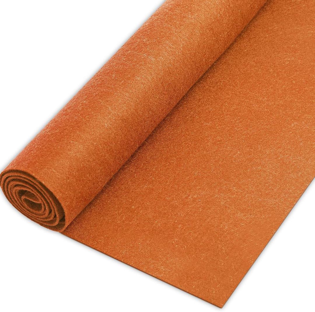 Felt Fabric 1.8 mm Thick 36" x 72" - Soft Durable Felt by The Yard Felt Sheets for Arts and Crafts, DIY Sewing, Crafting Projects (Brown)