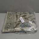 Collive Washable Entryway Rugs, Green 2 x 3 Spring Floral Rug Modern Soft Kitchen Carpet Non Slip, Vintage Bathroom Mats Stain Resistant Inside Front Door Mat for Entrance, Bedroom