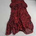 Red Leopard Printed Dress XL
