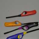 4 Pack Candle Lighter Long Lighters, Refillable Butane Lighters for Candle Camping Fireplace Party BBQ Grill(No Fuel)