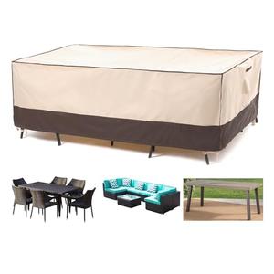 F&J Outdoors Patio Furniture Cover, Waterproof UV Resistant for Table & Chairs Set, 86"Wx44"Dx27.5"H