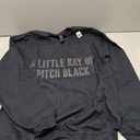 A Little Ray Of Pitch Black Sweatshirt (Black, M)