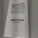 Jefonha Compatible with iPhone 16 Plus Case Cute Aesthetic for Women Girls, Cool Leopard Cheetah Print Phone Case Trendy Girly Glossy Slim Shockproof Protective Cover, Grey Blue