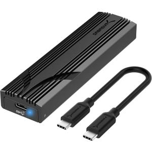 SABRENT USB C NVMe Enclosure, Tool-Free M.2 SSD Case for 2230-2280, 10Gbps USB 3.2 Gen 2 Adapter, Aluminum Cooling, External M.2 Drive Enclosure for NVMe SSDs (EC-PNVO)