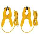 2 PCS Temperature Clamp HVAC K-Type Thermocouple Thermometer Lead Probe Pipe Clamp Multimeter Sensor Jaw Clip Plumbing Clamp