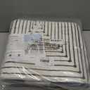 Rugshop Bohemian Stripes Washable Non Slip Runner Rug 2' x 6' Ivory