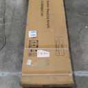 8x6 Ft Storage Shed Outdoor, Permanent Steel Building with PMMA Roof, Sliding Doors and 4 Air Vents for Backyard Garden Patio Lawn - Black