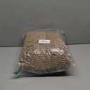 H.VERSAILTEX Bathroom Rugs Sets 2 Piece Non Slip Thick Shaggy Chenille Bathroom Rug Mat Set Extra Soft and Absorbent Striped Floor Rugs, Machine-Washable, Taupe Brown