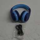 iClever BTH12 Kids Bluetooth Headphones,Colorful LED Lights Kids Headphones Wireless,74/85dBA Safe Volume,85H Playtime,Fast Charging,Bluetooth 5.2,Over Ear,Built-in Mic for iPad/Tablet/Airplane,Blue