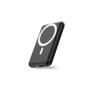 Wireless Power Bank, Yiisonger Slim 10000mAh Magnetic Portable Charger 22.5W PD Fast Charging, Mini Mag-Safe Battery Pack QC3.0 LED Display USB-C Compatible with iPhone 13&12/ Pro Max/Pro/Mini (Black)