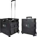 Olympia Tools 85-010 Grand Pack-N-Roll Portable Tools Carrier with Telescopic Handle, 80 Lb. Load Capacity, Black 2025 New Version