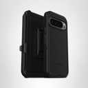 OtterBox Google Pixel 9 Pro XL Defender Series Case - Black, Rugged & Durable, with Port Protection, Includes Holster Clip Kickstand