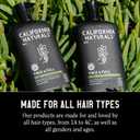 California Naturals Mens Re:Gro Shampoo and Conditioner Set, Anti-Thinning & Hair Growth Support, All Hair Types, Vegan, Natural, Cruelty, Silicone, Paraben & Sulfate Free for Men, 20 fl oz