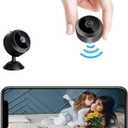 OVWE Mini Hidden Camera, 1080P Night Vision Spy CameraWide-Angle Home Security Camera with Motion Detection (2 Pack) (2 PCS Round)