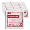 Medline Instant Warm Pack, Disposable, 6" x 6", Economical, 36 per Pack, Heat Packs for Pain Relief, Muscle Soreness and Increased Blood Flow
