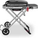 Weber Traveler Portable Gas Grill, Black