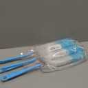 3-Pack Long Bottle Cleaning Brush for Narrow Neck Beer, Wine, Flask, Thermos, Sportwell, Pitcher, Brewing Bottle Cleaner, 16 Inches (Blue)